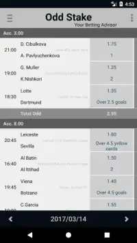 1X2 Betting Tips - Expert Odds Screen Shot 2