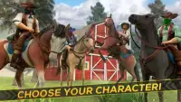 Cowboy Horse - Farm Racing Screen Shot 0