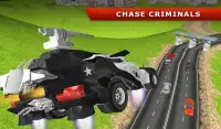 Flying Police Electric Car Sim Screen Shot 0