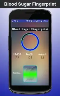 Blood Sugar Fingerprint Prank Screen Shot 1
