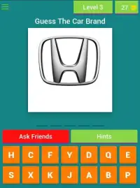 Guess The Car Logo Quiz Screen Shot 0