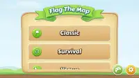 Flag The Map - Geography Quiz Screen Shot 0