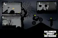 Halloween Spooky Motocross Screen Shot 2