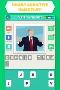 Guess the Celebrity Quiz Screen Shot 1