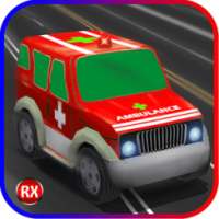 Kids Racing Ambulance 3D