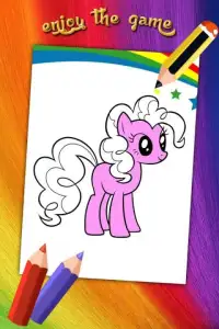 Coloring Guide For Pony Screen Shot 0