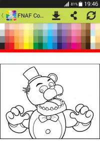 Coloring Pages Five Nights Screen Shot 2