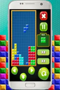 Classic Bricks Tetris Screen Shot 2