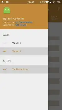 Optimiser for Tap Titans Screen Shot 0