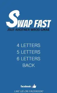 Swap Fast - A Word Game Screen Shot 3