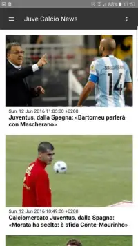 Ultime Notizie Calcio Juventus Screen Shot 2