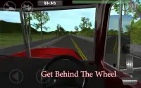 Big Red Truck: 3D Driving Sim Screen Shot 3