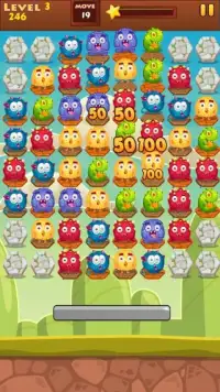 Happy Monsters Match Screen Shot 2