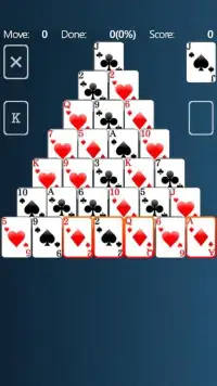 Pyramid Solitaire: Card Game Screen Shot 1