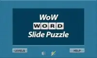 WoW Word Slide Puzzle Free Screen Shot 1
