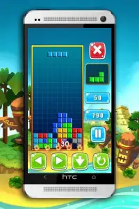 Classic Puzzle Brick Tetris Screen Shot 2