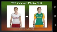 Cricket Photo Suit Editor Screen Shot 2