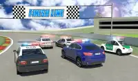 قيادة الشرطة: سيارة سباق 3D Screen Shot 0