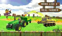 Farm Excavator Tractor Sim Screen Shot 2