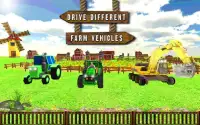 Farm Excavator Tractor Sim Screen Shot 7