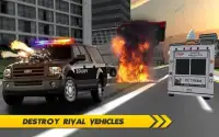 Polisi mengejar mobil 3D Screen Shot 2