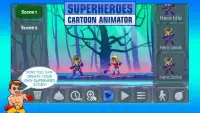 Superheroes Cartoon Animator Screen Shot 0