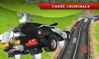 Flying Police Electric Car Sim Screen Shot 11