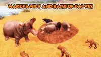 Hippo Wild Life Simulator 3D Screen Shot 1