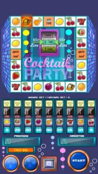 slot machine cocktail party Screen Shot 1