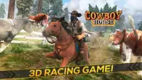 Cowboy Horse - Farm Racing Screen Shot 2