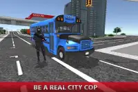 حافلة للشرطة مطاردةcrime city Screen Shot 10