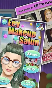 Eyes Makeup Salon - kids games Screen Shot 0