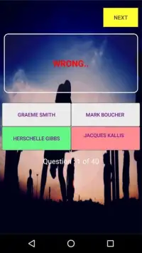 Cricket Quiz App Screen Shot 0