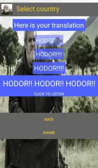 Hold the door Hodor Translated Screen Shot 1