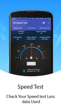 4G Speed Test & Meter Screen Shot 2