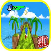 Super Sonic in island run 3D