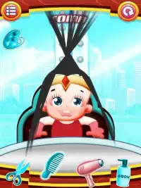 Baby Super Hero Hair Salon Kid Screen Shot 1