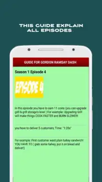 GUIDE FOR GORDON RAMSAY DASH! Screen Shot 0