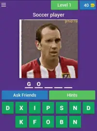 Guess Soccer Player Screen Shot 4
