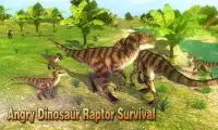 Angry Dinosaur Raptor Survival Screen Shot 1