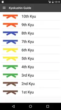 Kyokushin Guide Screen Shot 4