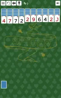 Spider solitaire Screen Shot 3