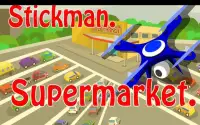 Stickman Supermarket Screen Shot 2