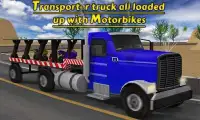Moto Transporter Big Truck Screen Shot 14