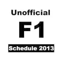 Unofficial F1 Schedule 2013 Screen Shot 4