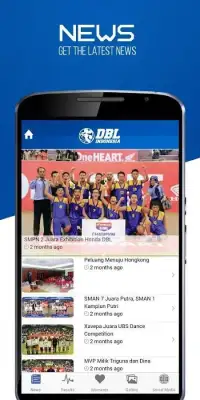 DBL Indonesia Mobile Apps Screen Shot 1