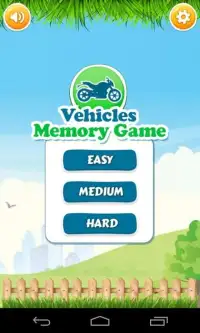 Vehicles Memory Game Screen Shot 4