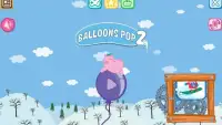 Pop Balloons: Winter games Screen Shot 0