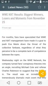 Incredible WWE News Screen Shot 0