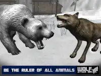 Wolf Attack Sim 3D - Wolf Game Screen Shot 1